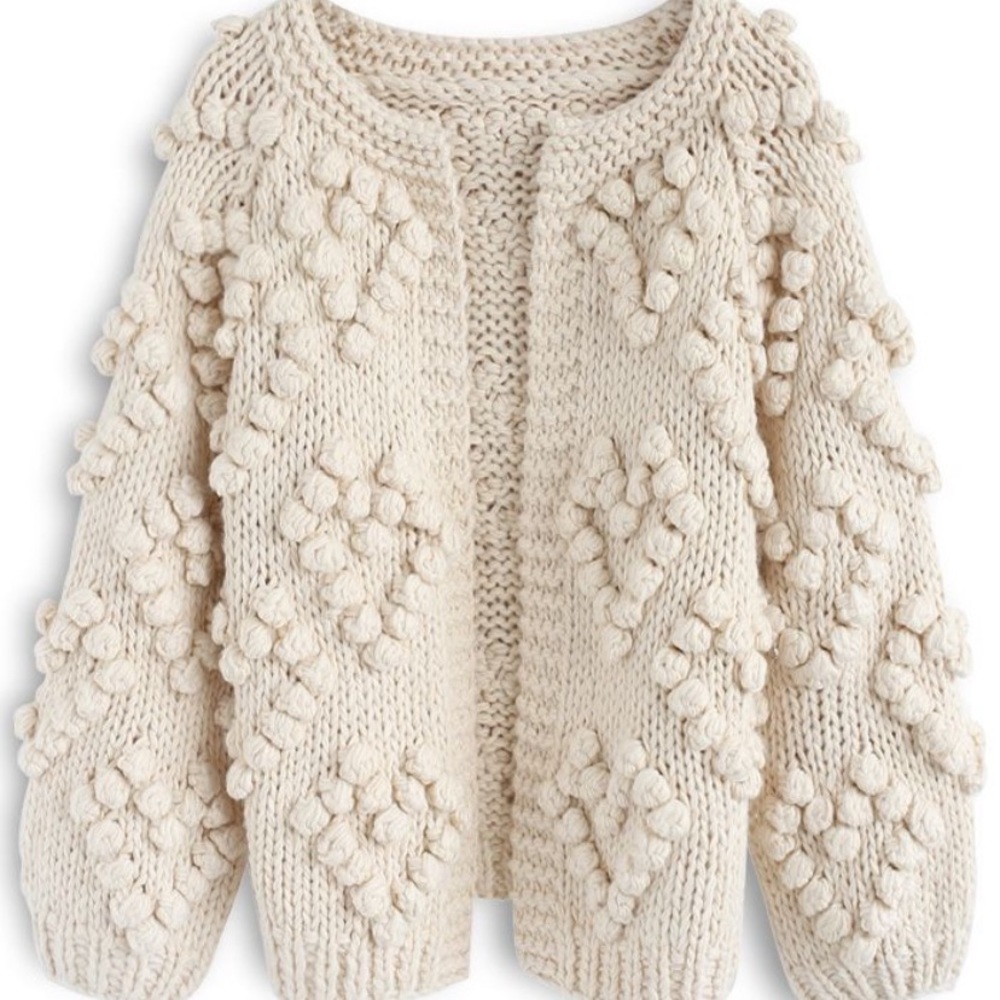 KNIT YOUR LOVE CARDIGAN - size Small/Medium